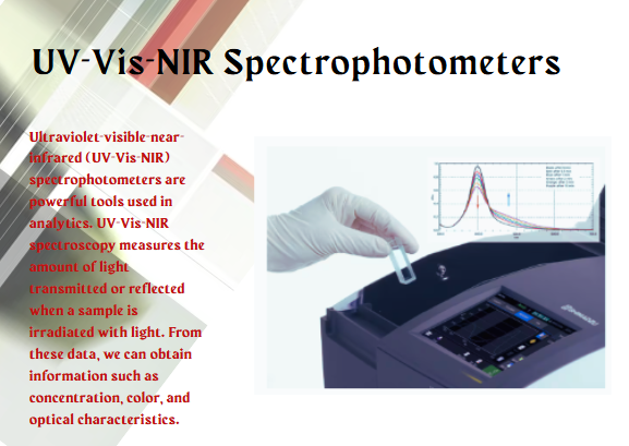 UV-Vis-NIR Spectrophotometers