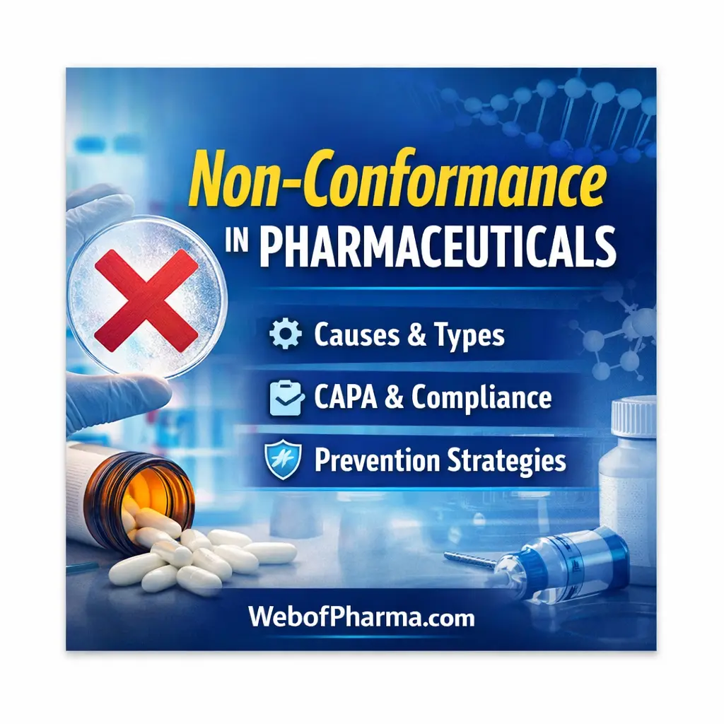 non-conformance in pharmaceuticals