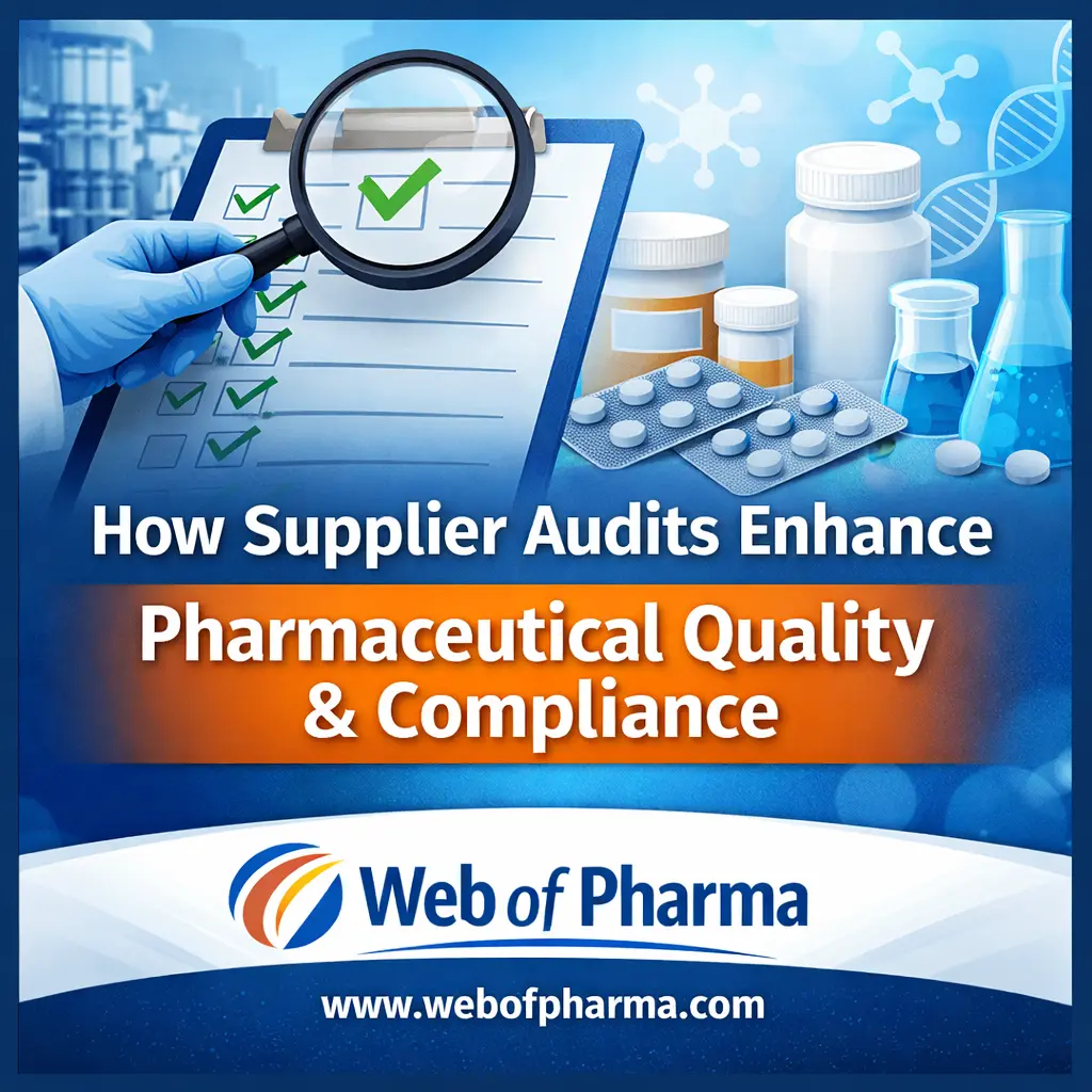 Supplier Audits Enhance Pharmaceutical Quality