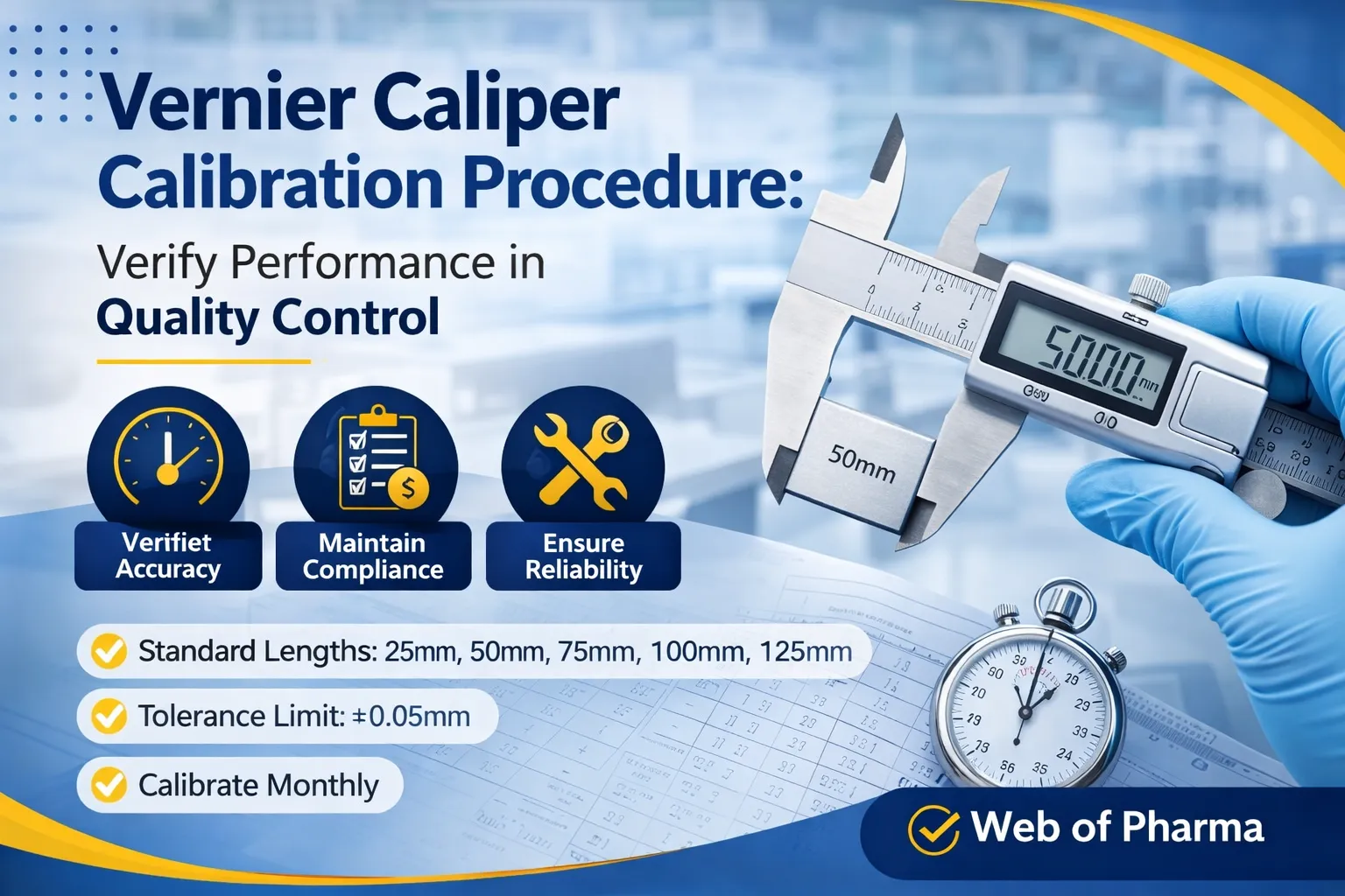 Vernier Caliper Calibration