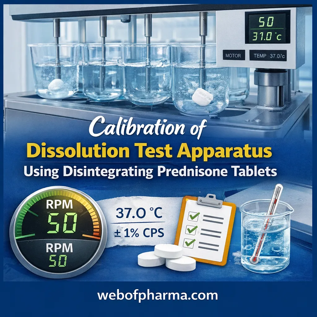 Calibration of Dissolution Test Apparatus