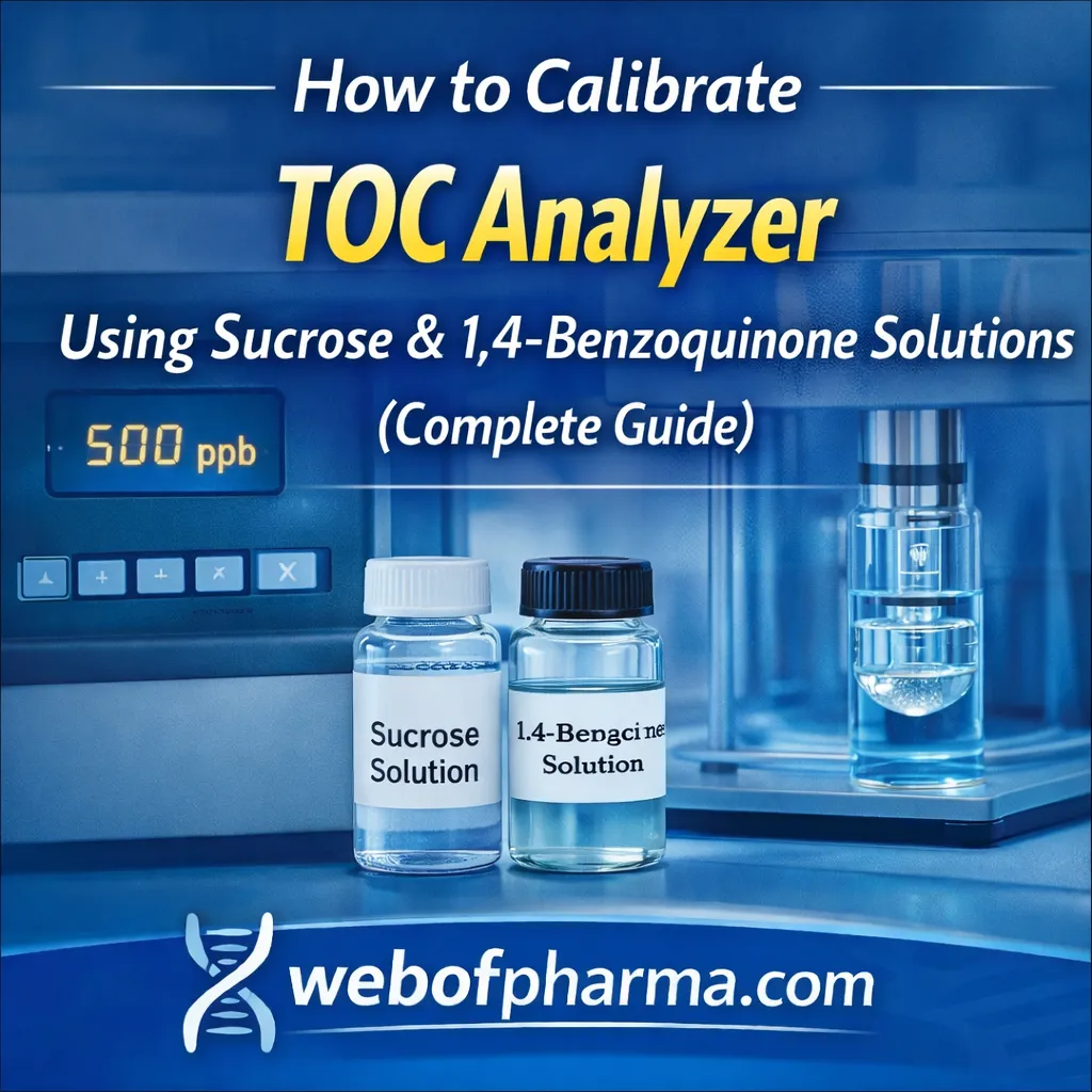 Calibrate TOC Analyzer
