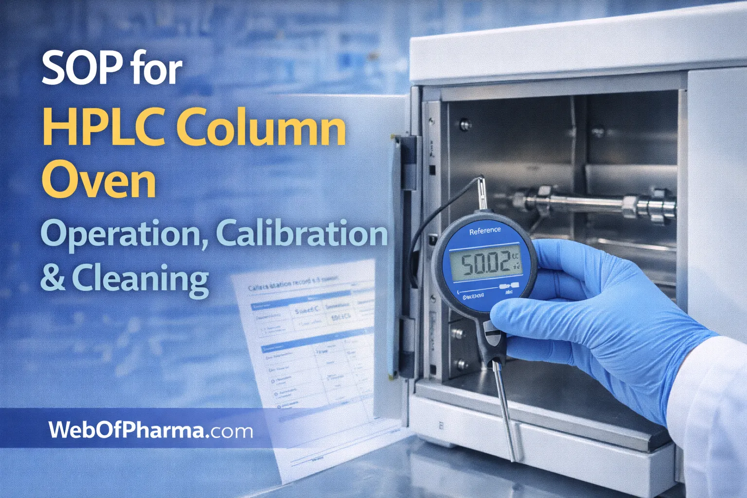 SOP for HPLC Column Oven