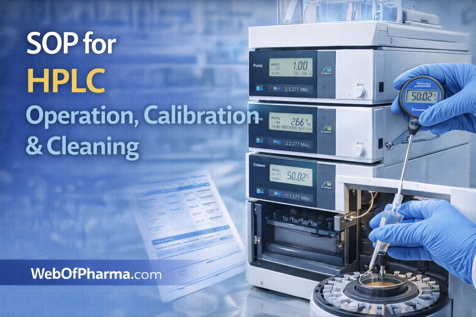 SOP for HPLC