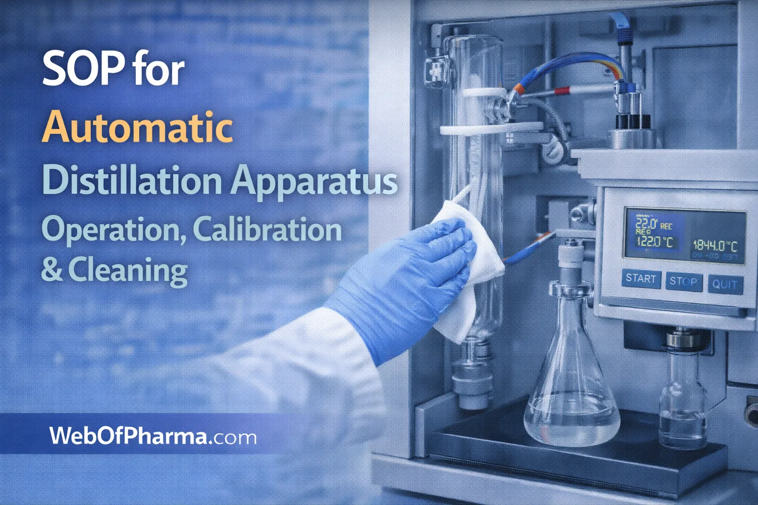 SOP for Automatic Distillation Apparatus Operation, Calibration & Cleaning