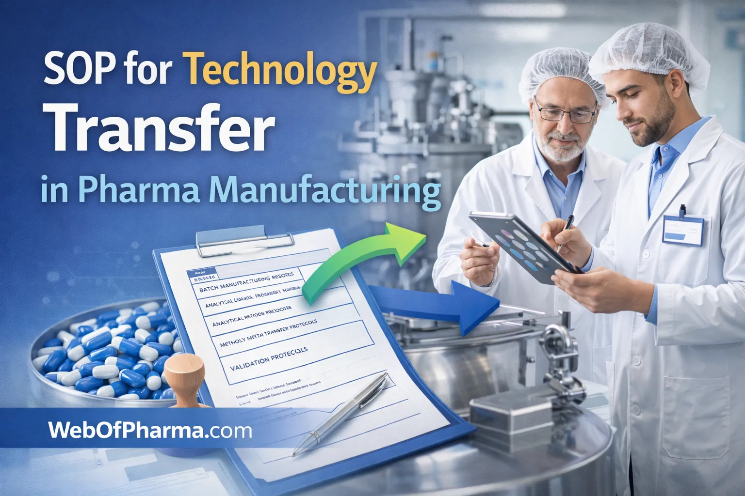 SOP for Technology Transfer in Pharma Manufacturing