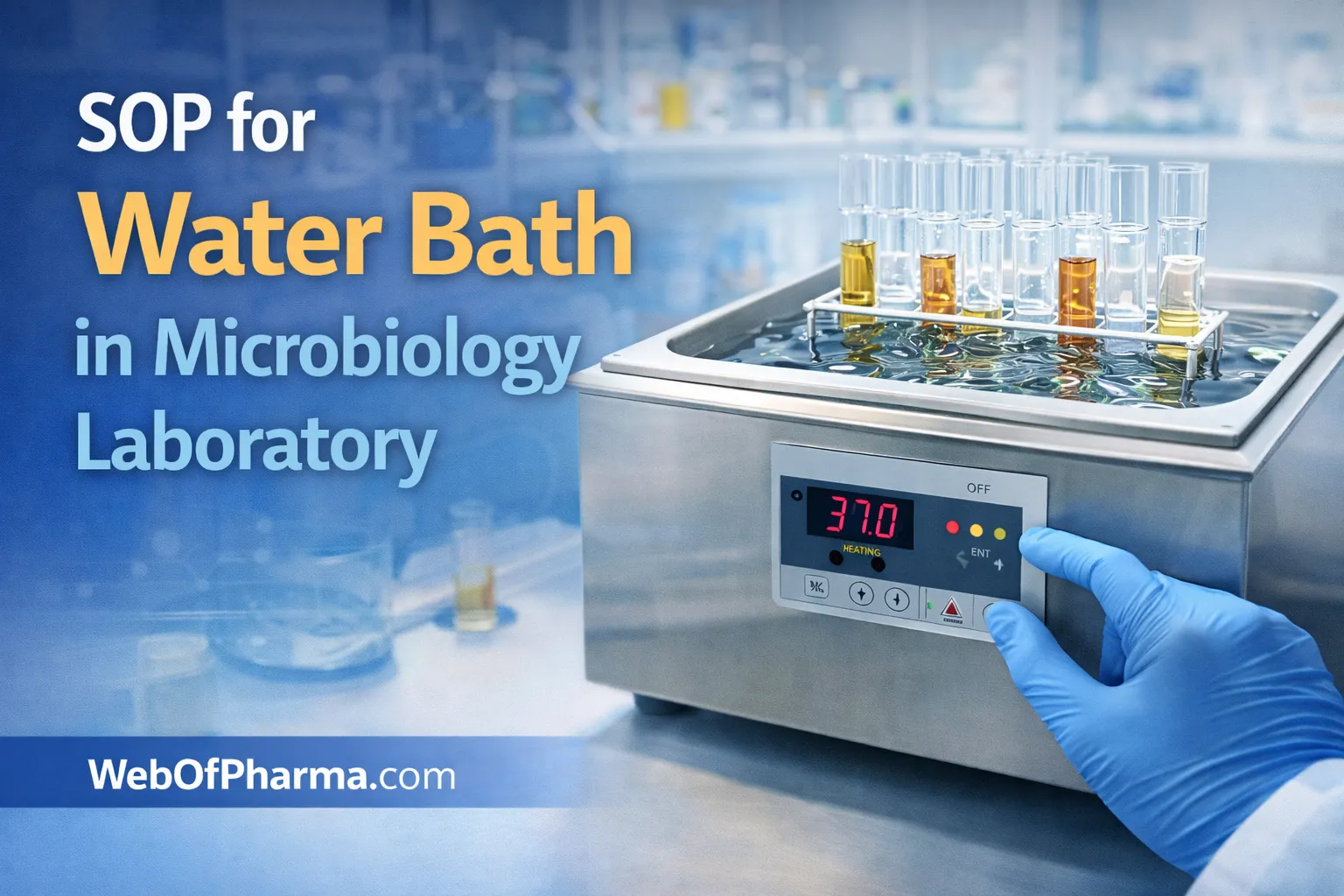 SOP for Water Bath