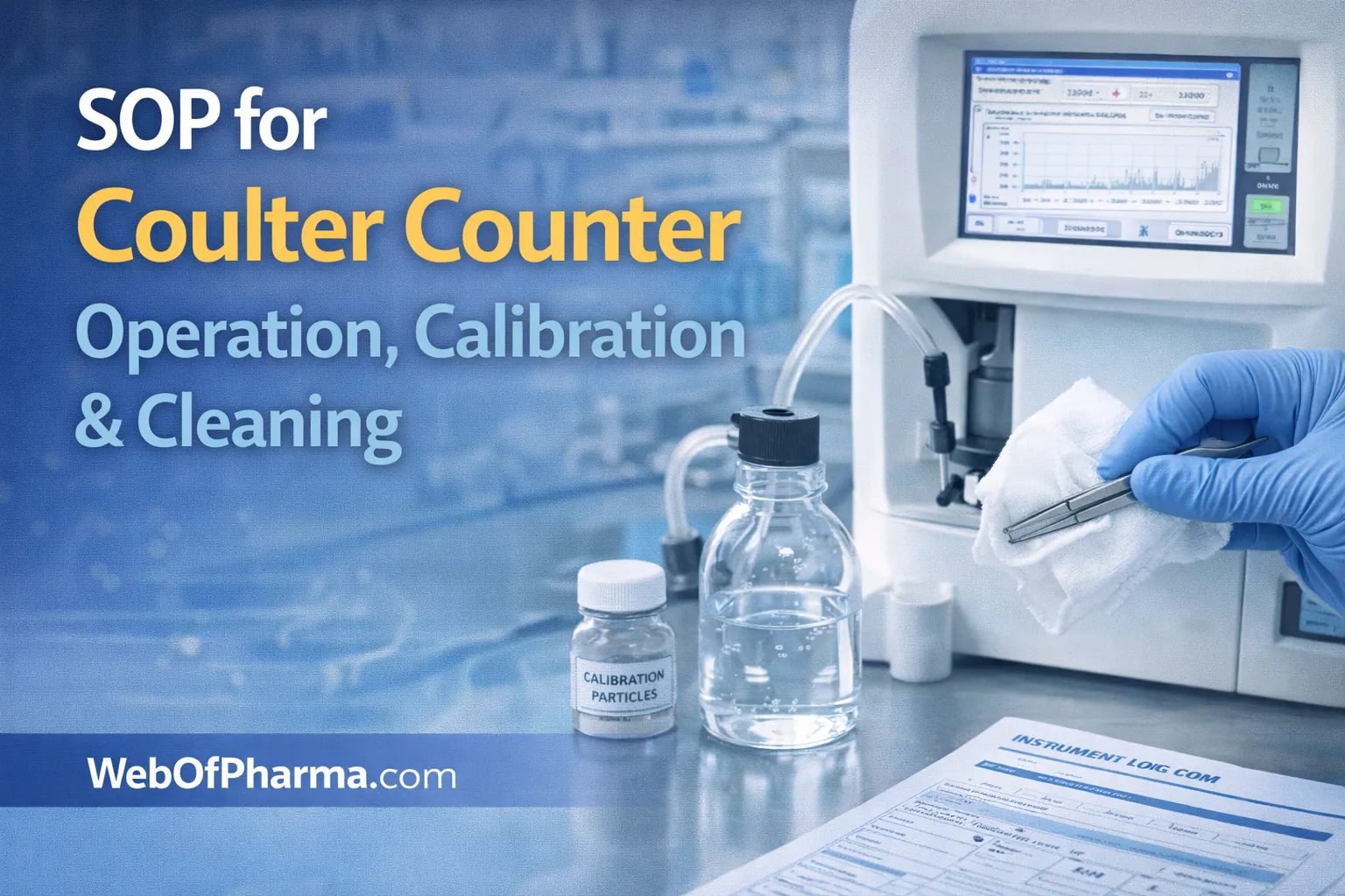 SOP for Coulter Counter Operation, Calibration & Cleaning