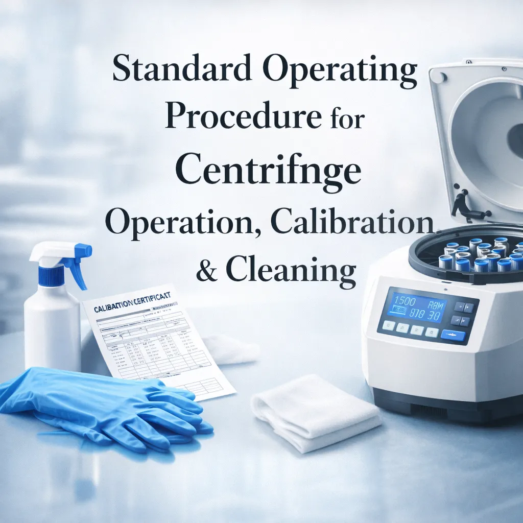 Centrifuge Operation, Calibration and Cleaning