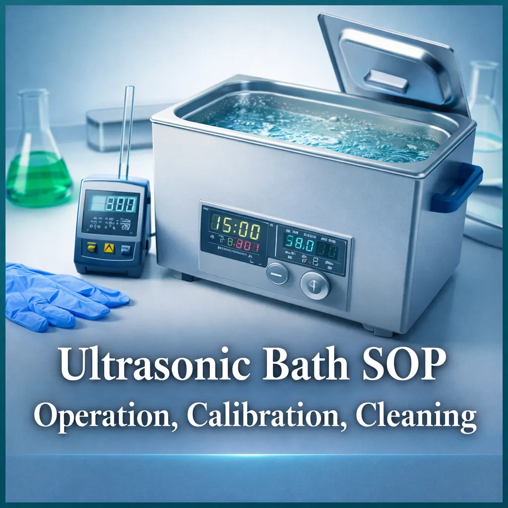 Ultrasonic Bath SOP