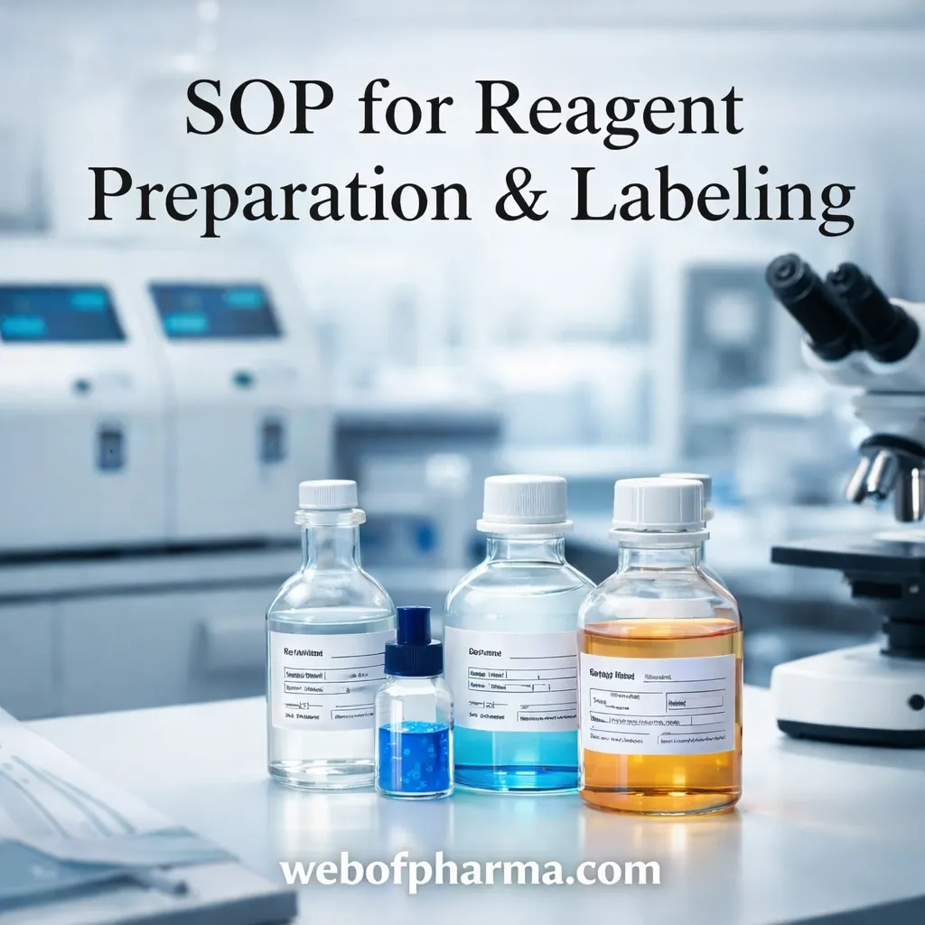 SOP for preparation, identification, and labeling of reagents