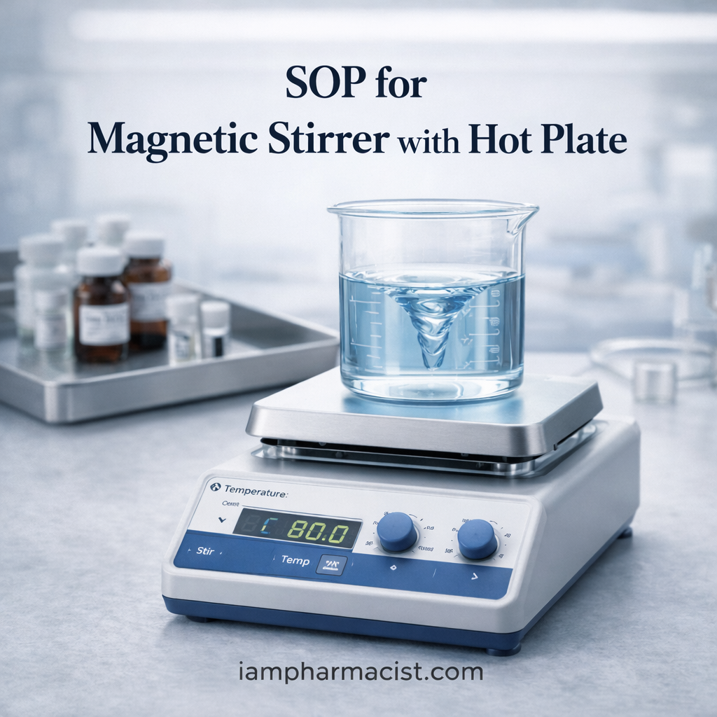 SOP for magnetic stirrer