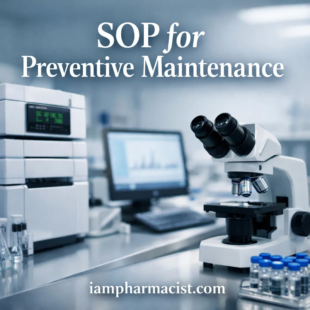 Preventive Maintenance of QC Instruments
