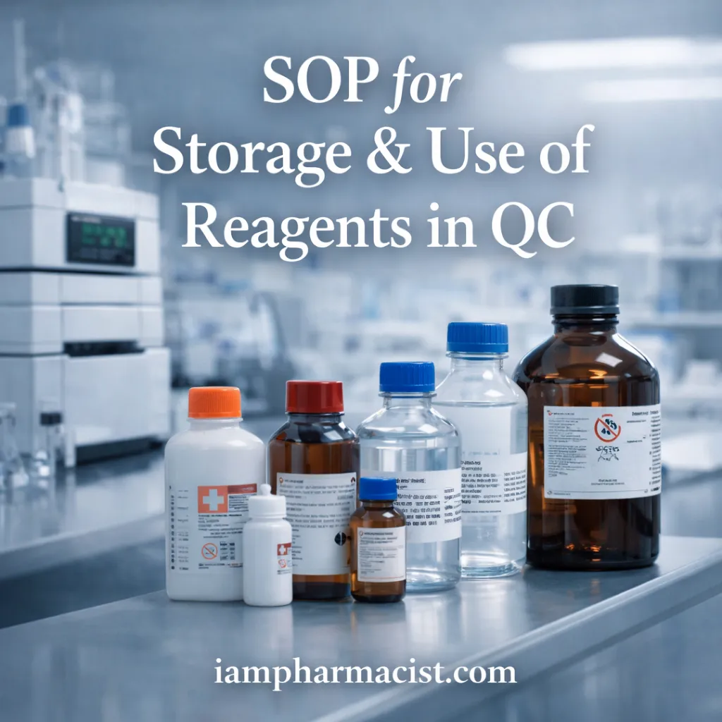 Storage & Use of Reagents in QC