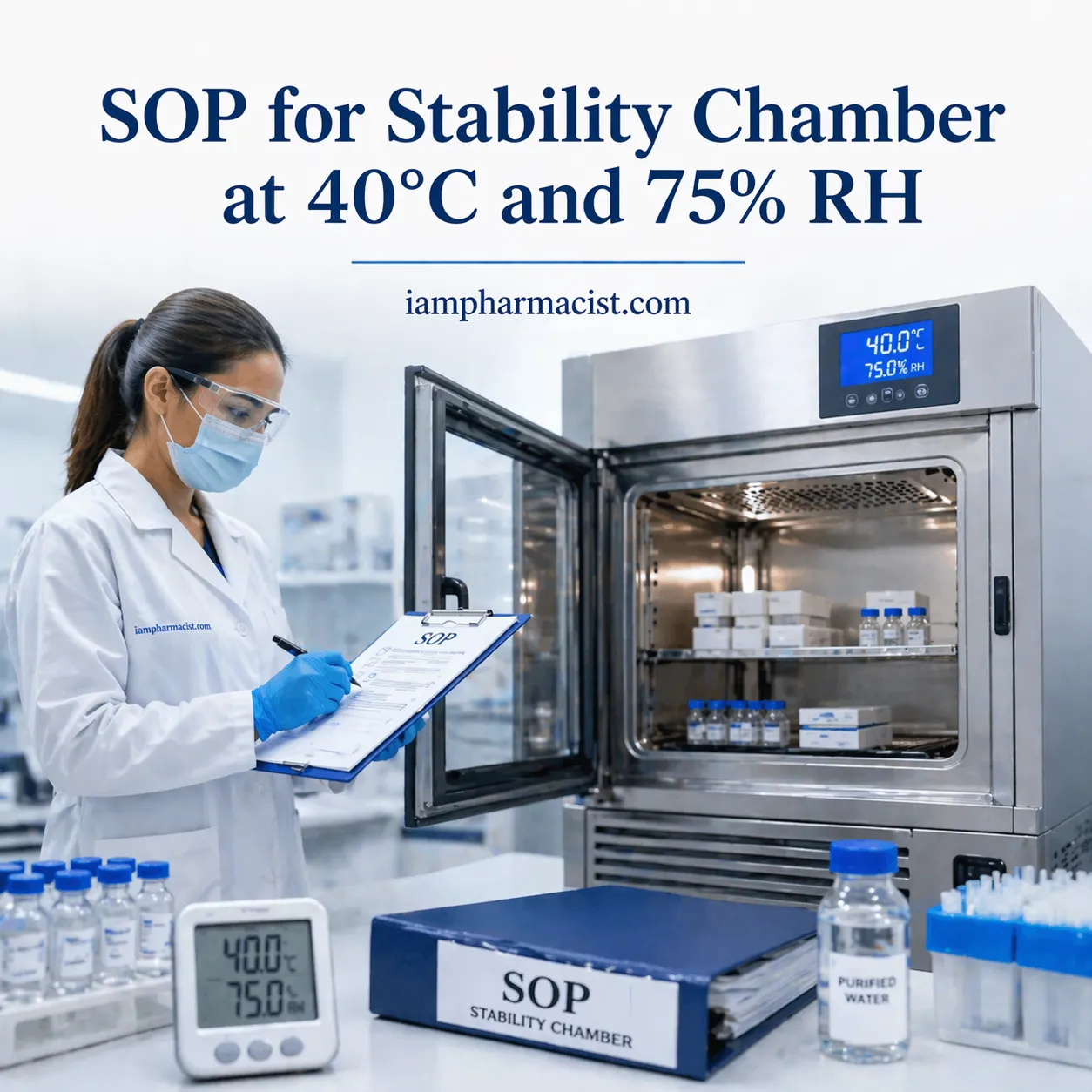 SOP for stability chamber