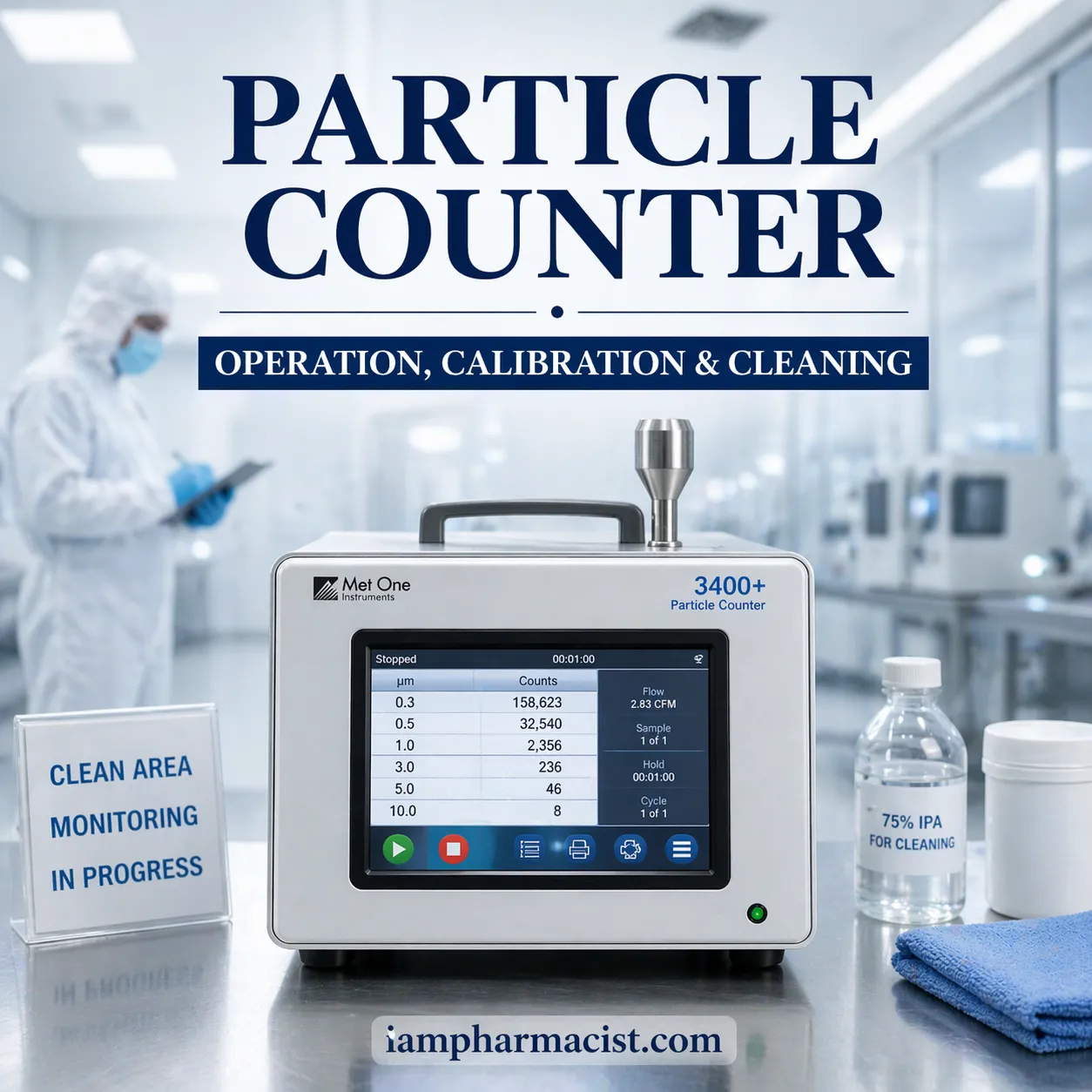 SOP for particle counter