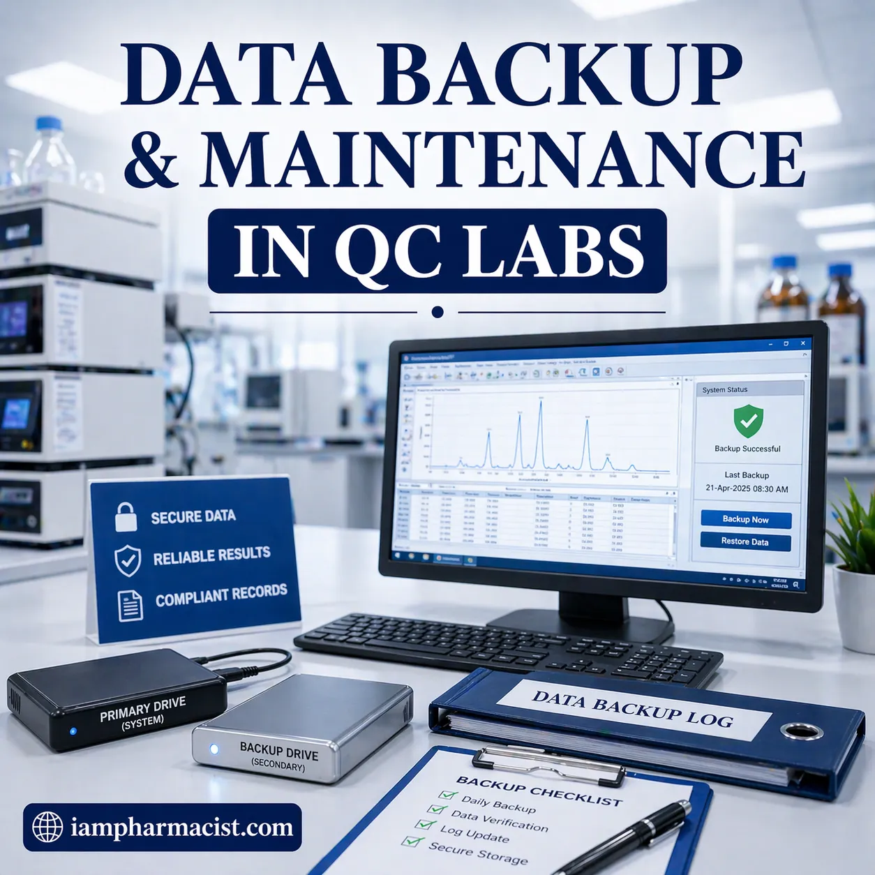 SOP for backup and maintenance of analytical data