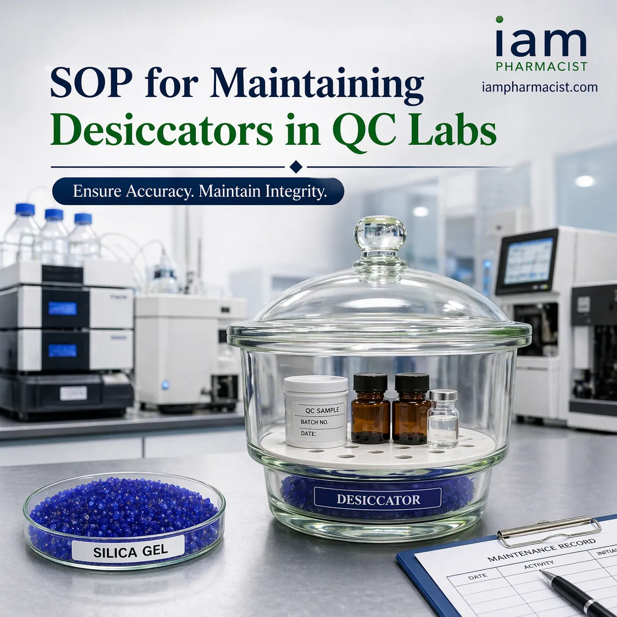 maintaining desiccators