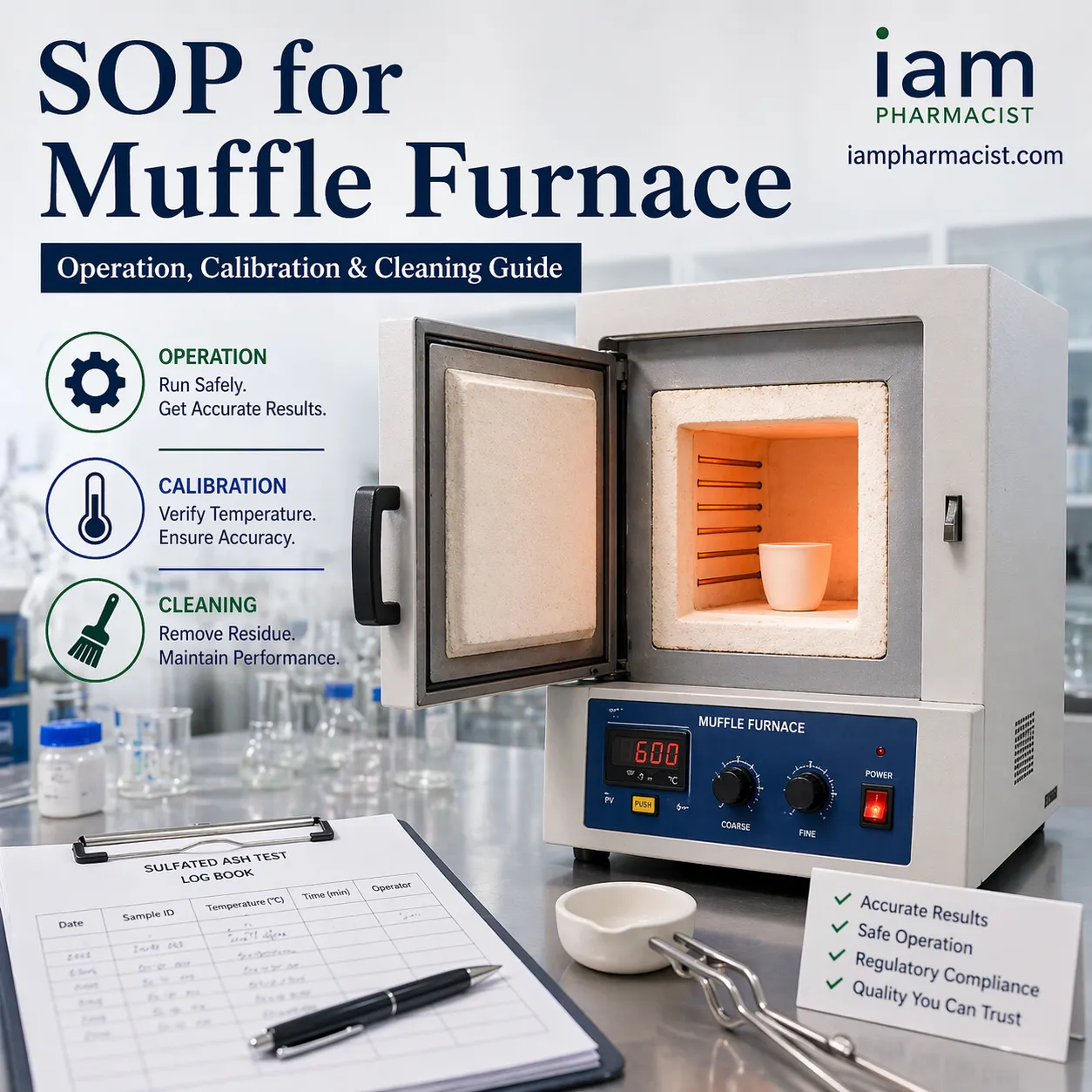 SOP for muffle furnace