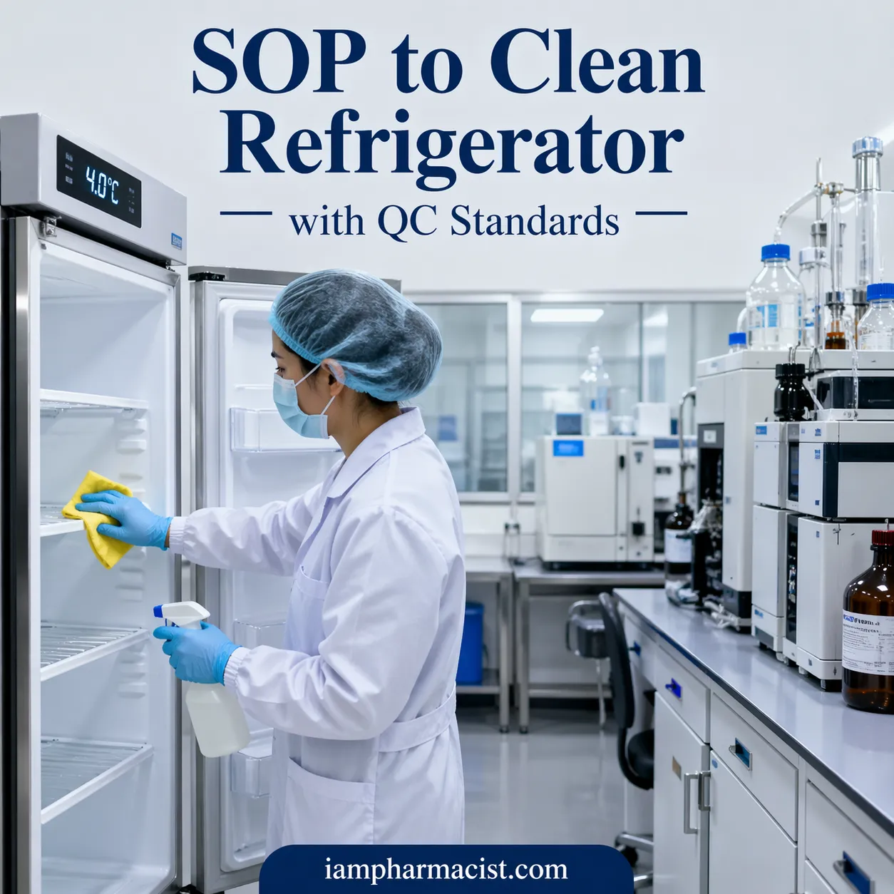 SOP to clean a refrigerator