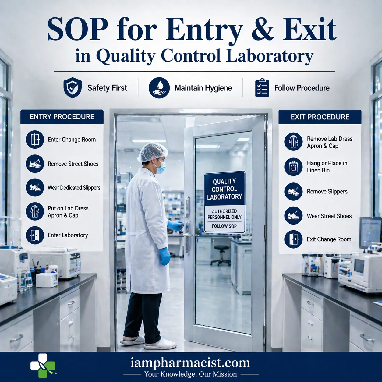 SOP for entry and exit