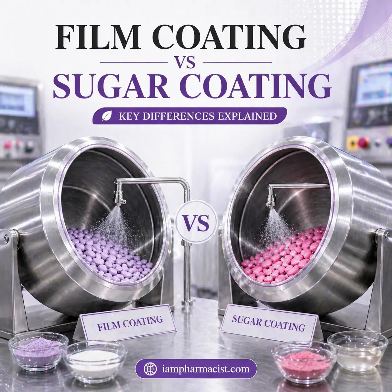 film coating vs sugar coating