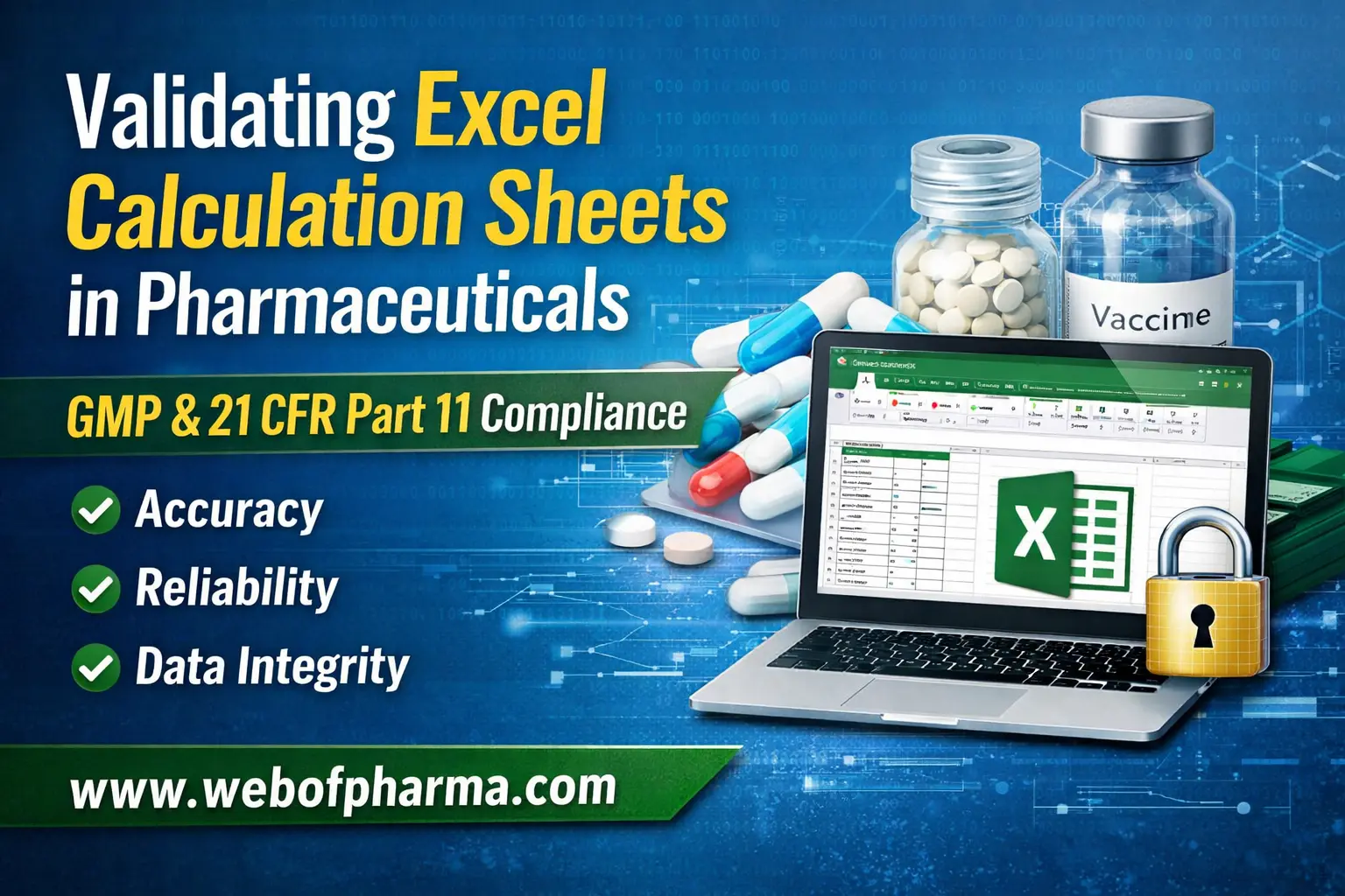 Validate Excel Calculation Sheets in Pharmaceuticals
