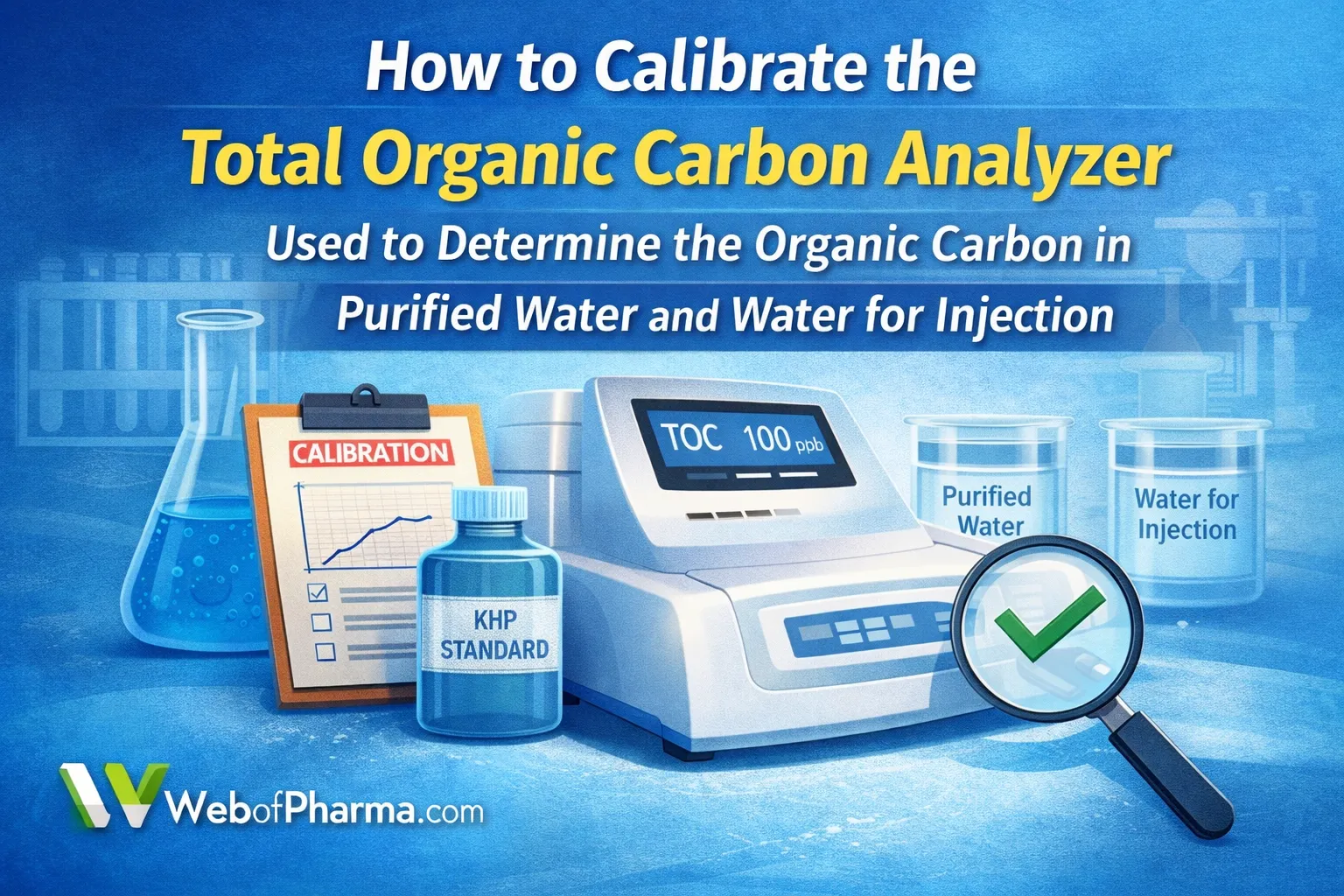Calibrate the Total Organic Carbon Analyzer
