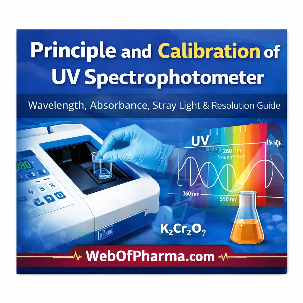 Principle and Calibration of UV Spectrophotometer