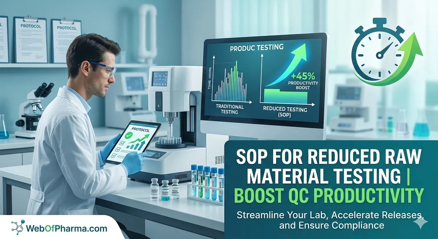 Reduced Raw Material Testing