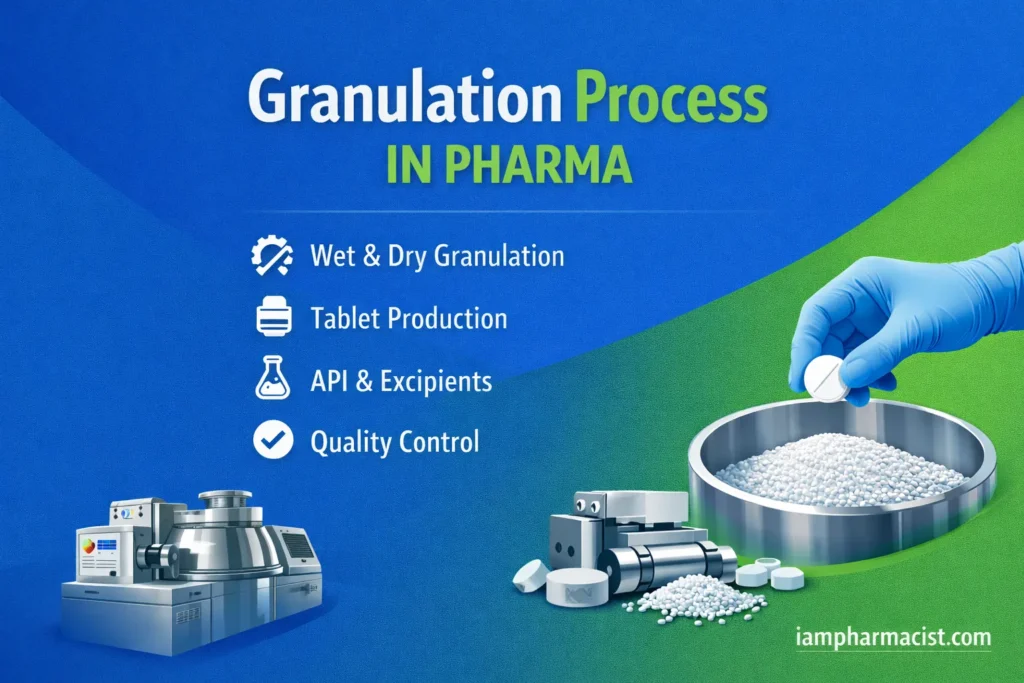 Granulation Process in Pharmaceutical