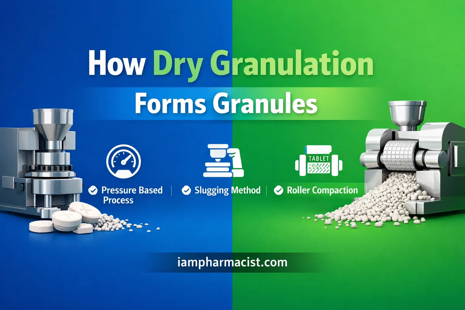 How Dry Granulation Forms Granules