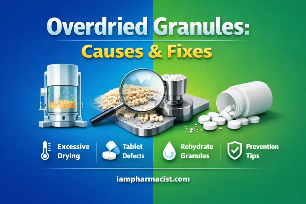 Overdried Granules Causes & Fixes