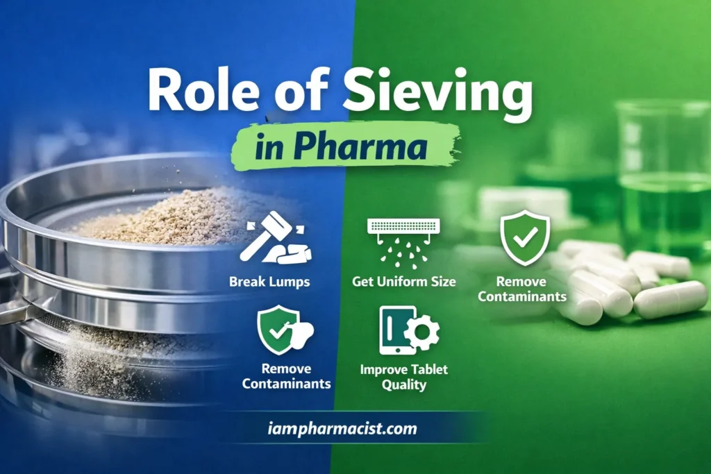 Role of Sieving in Pharma
