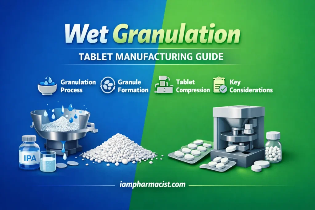 Wet Granulation Tablet Manufacturing