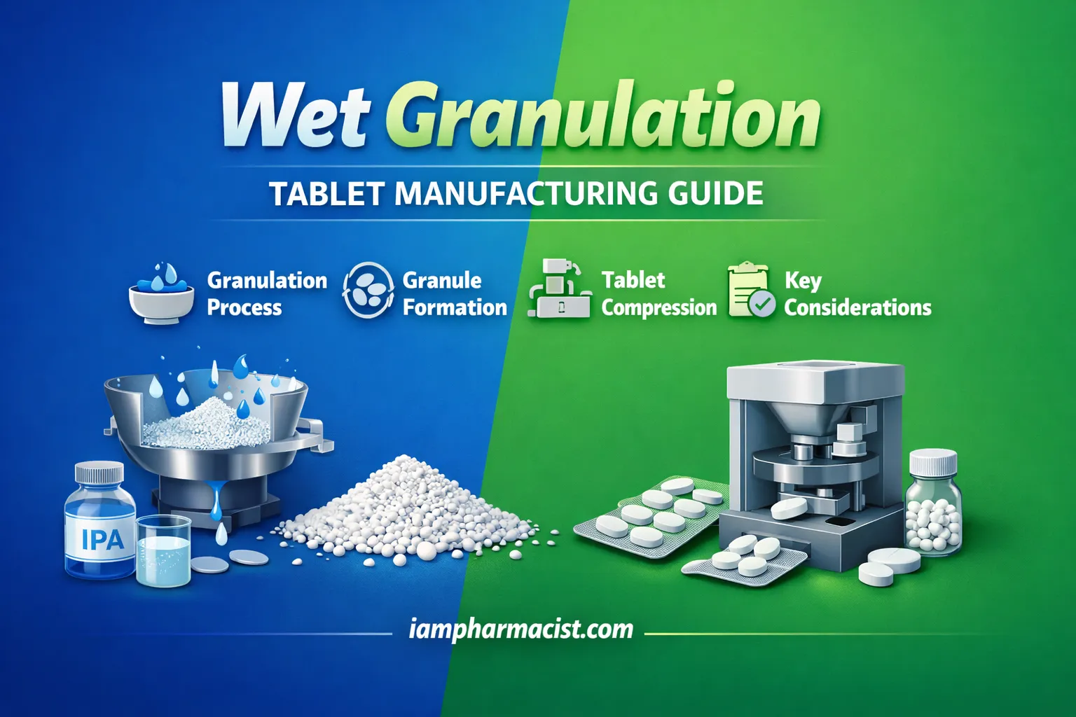 Wet Granulation Tablet Manufacturing