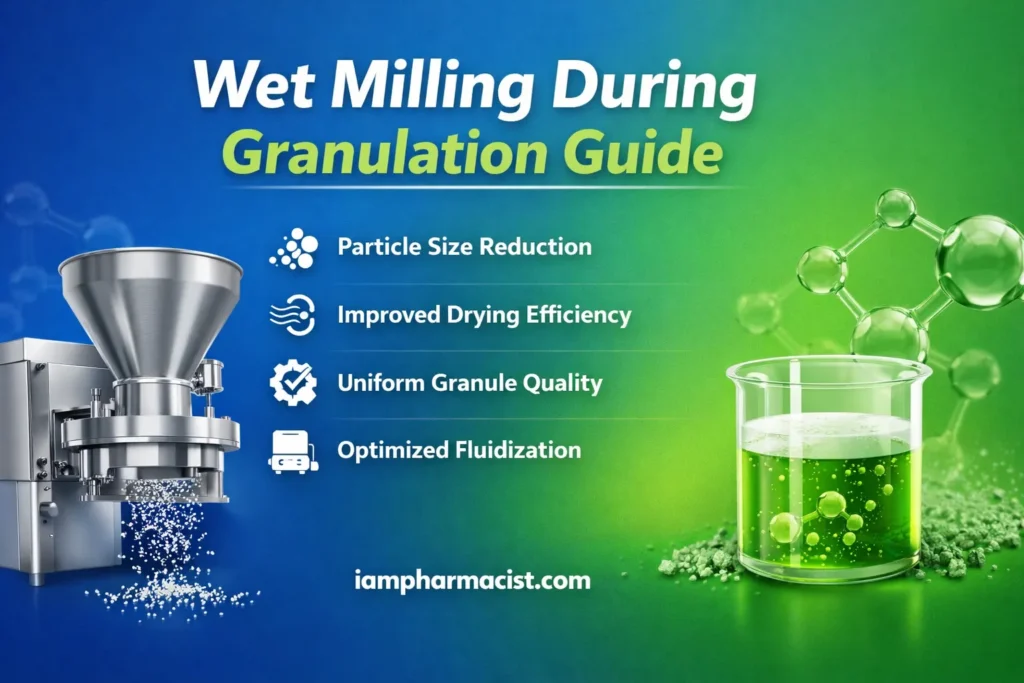 Wet Milling During Granulation