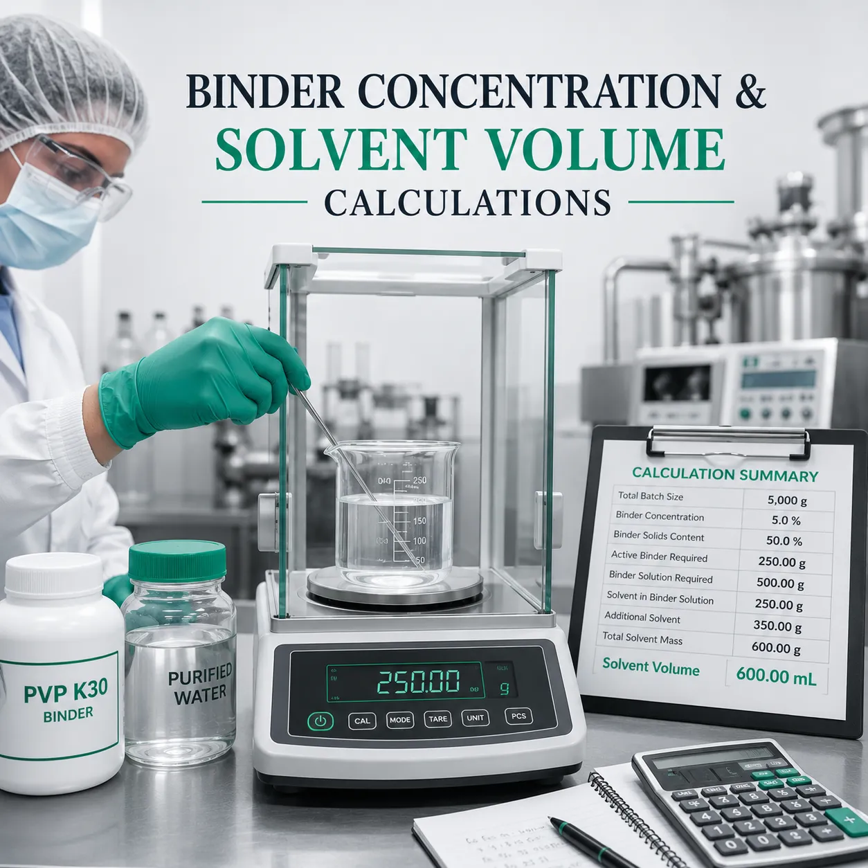 Solvent Volume Calculations