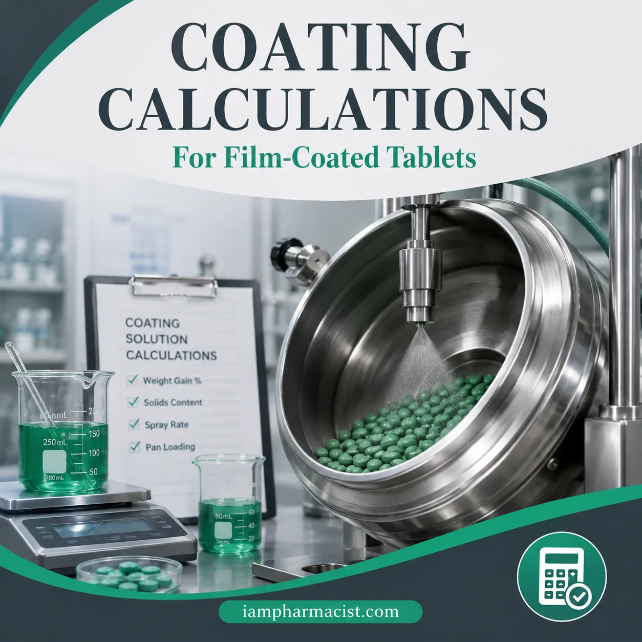 coating solution preparation calculations