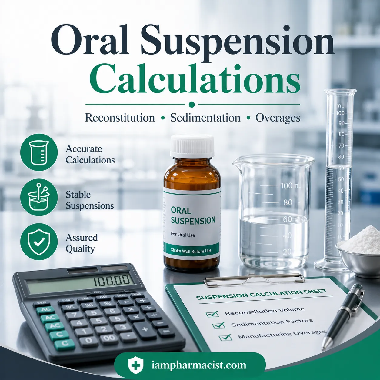 Oral Suspension Calculations
