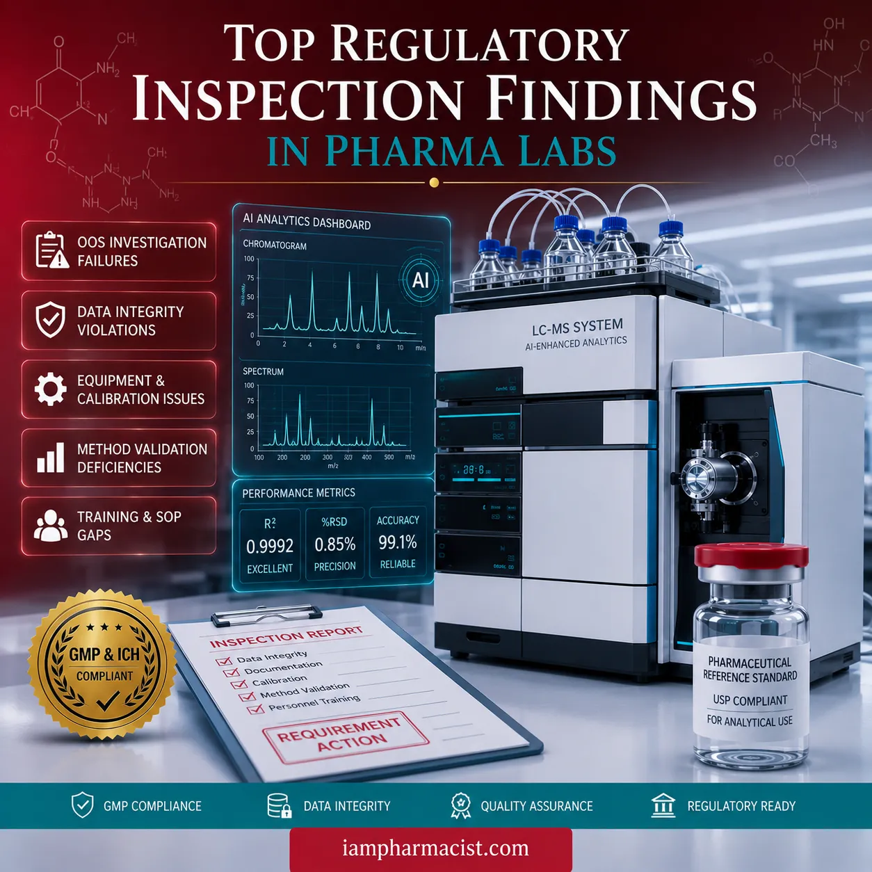 Top Regulatory Inspection Findings in Pharma Labs