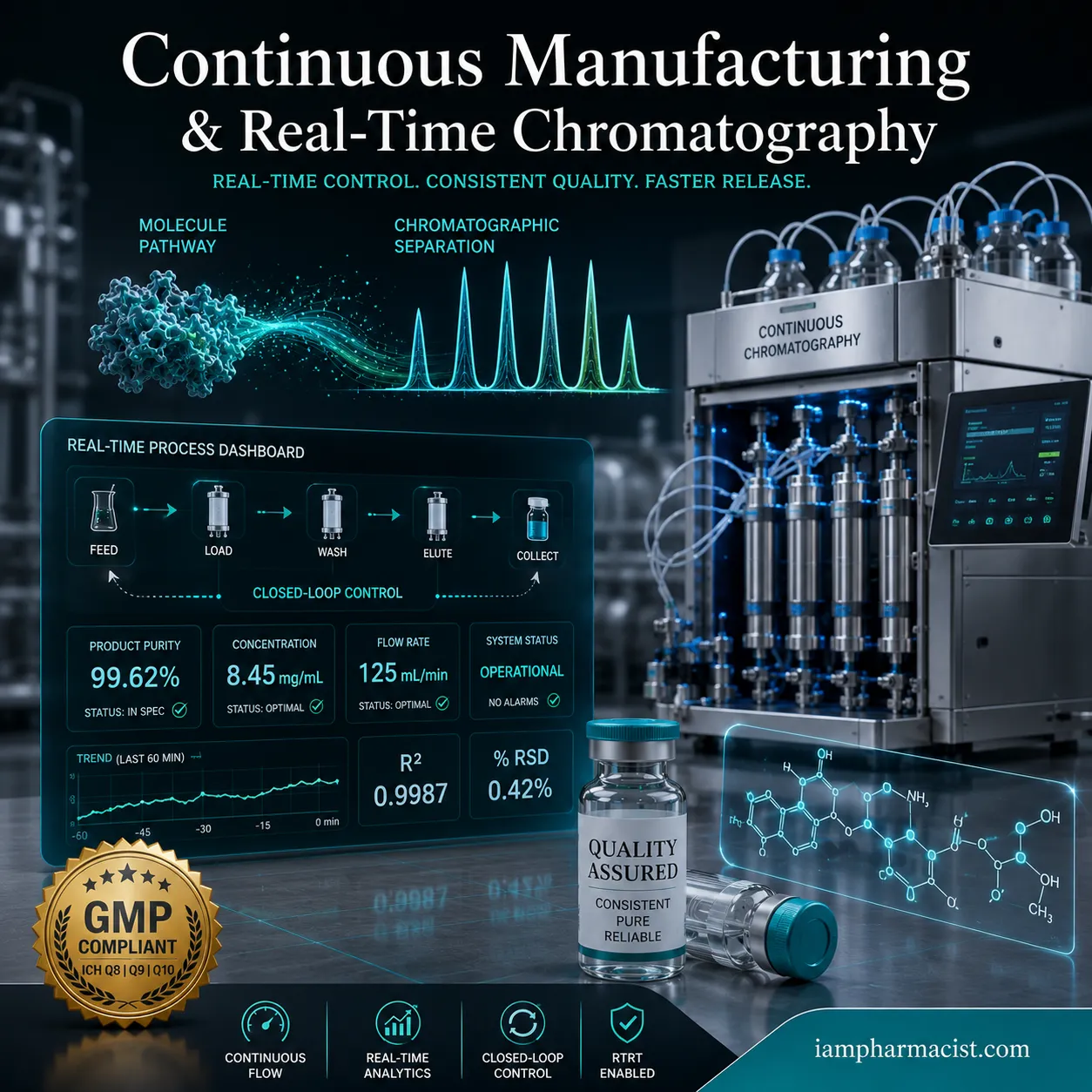 Continuous Manufacturing & Real-Time Chromatography