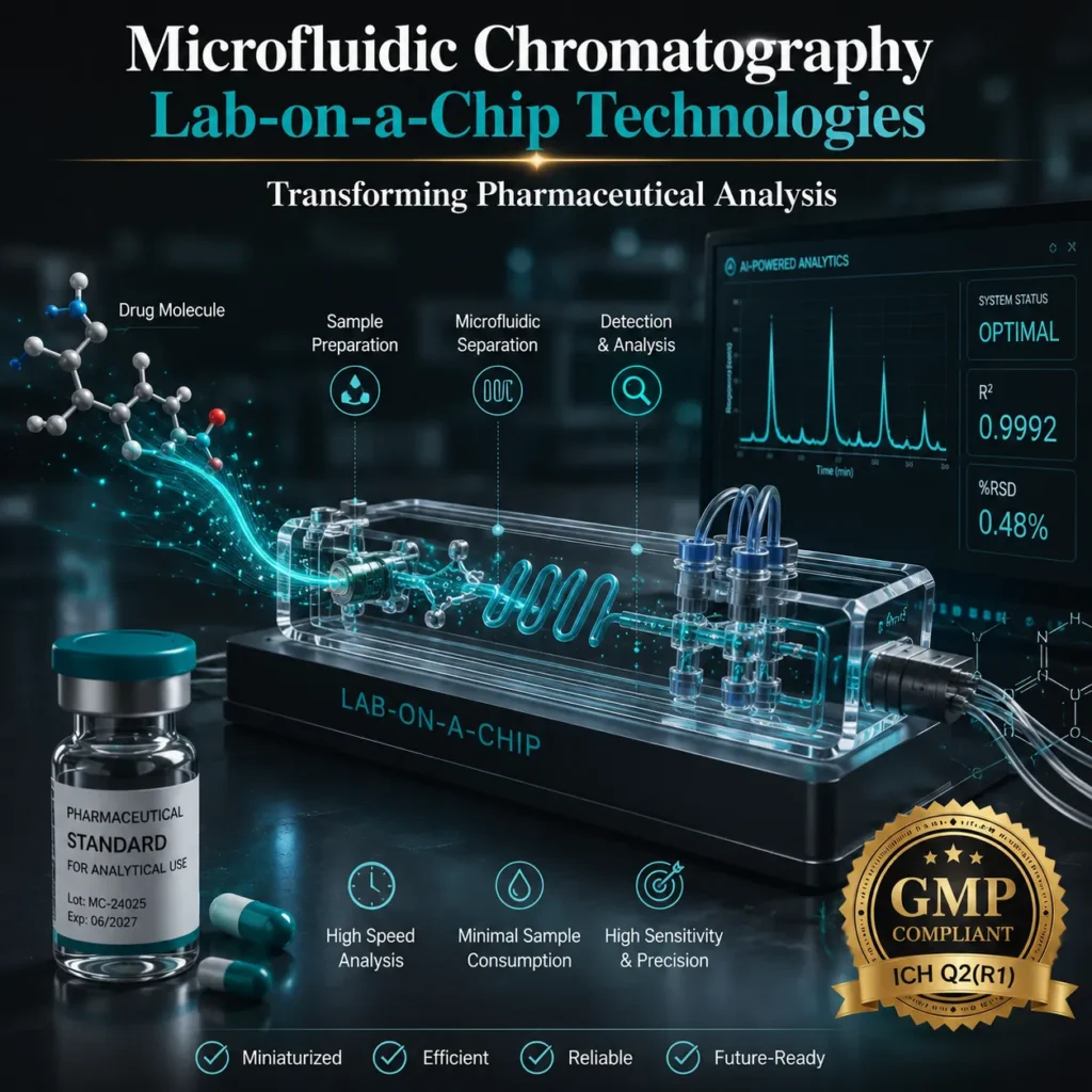 Microfluidic Chromatography and Lab-on-a-Chip Technologies