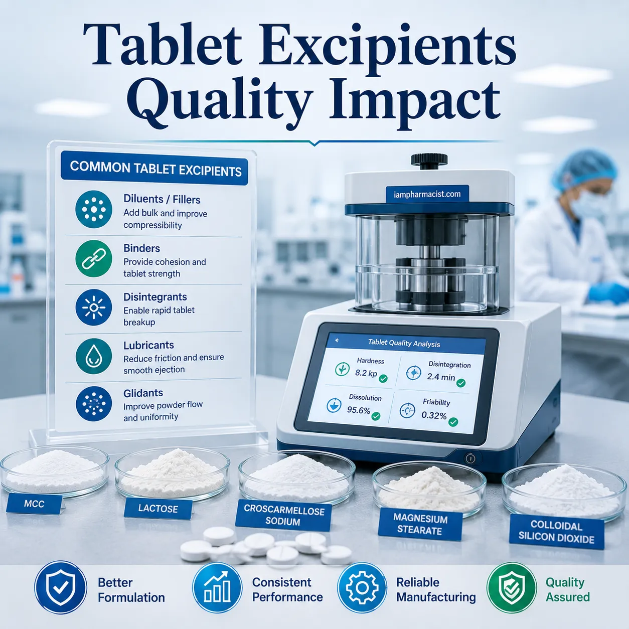 Common Tablet Excipients