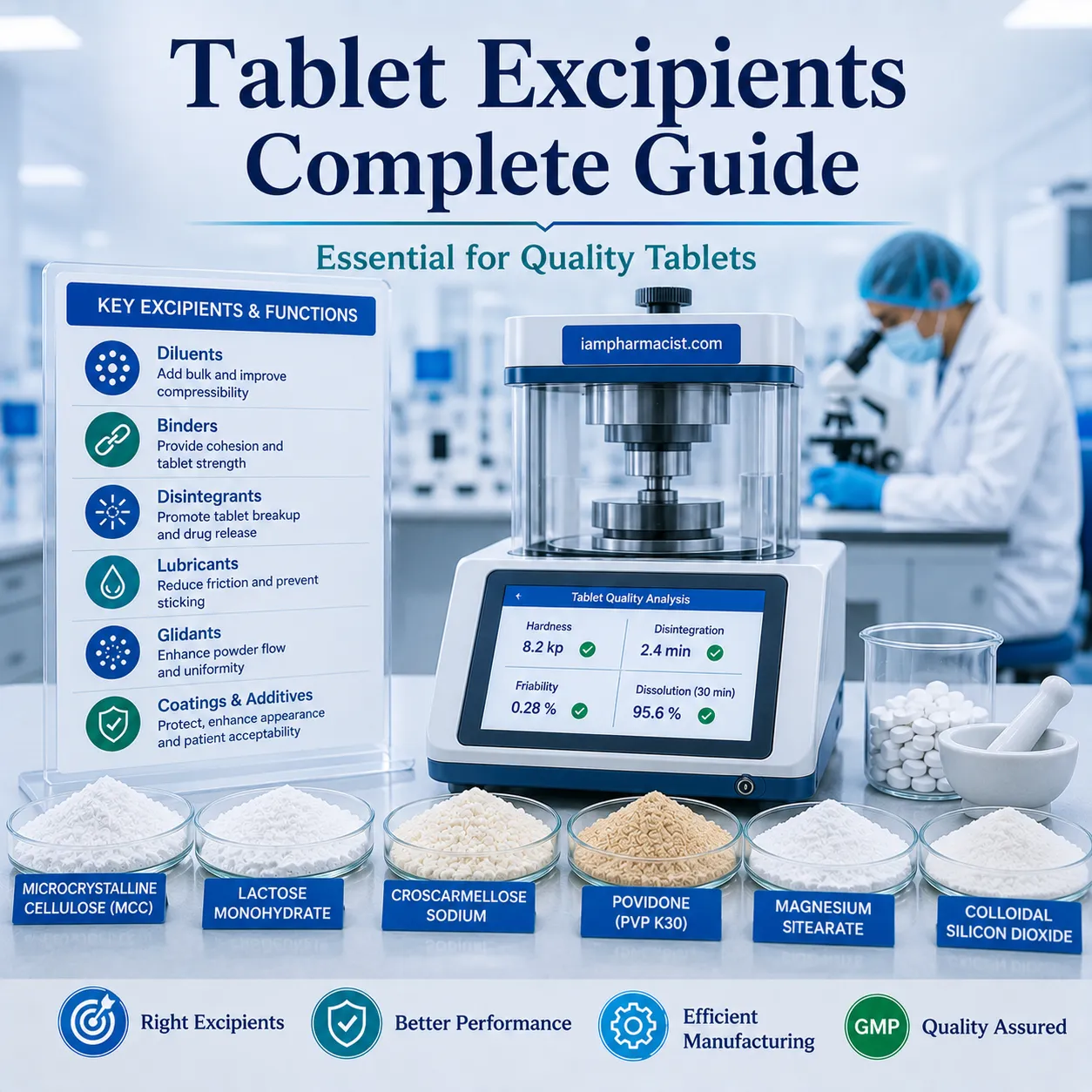 Excipients Used in Pharmaceutical Manufacturing