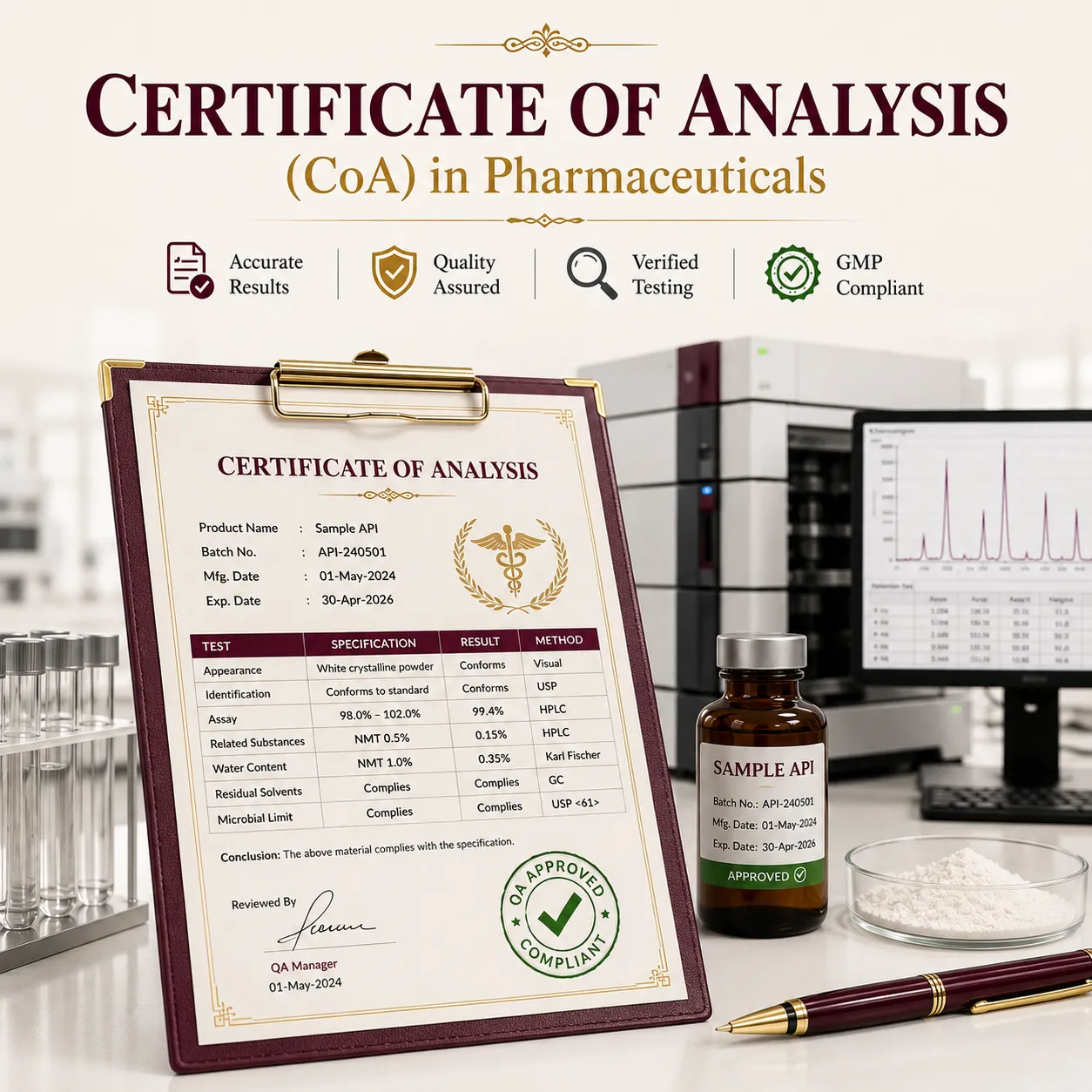 Certificate of Analysis