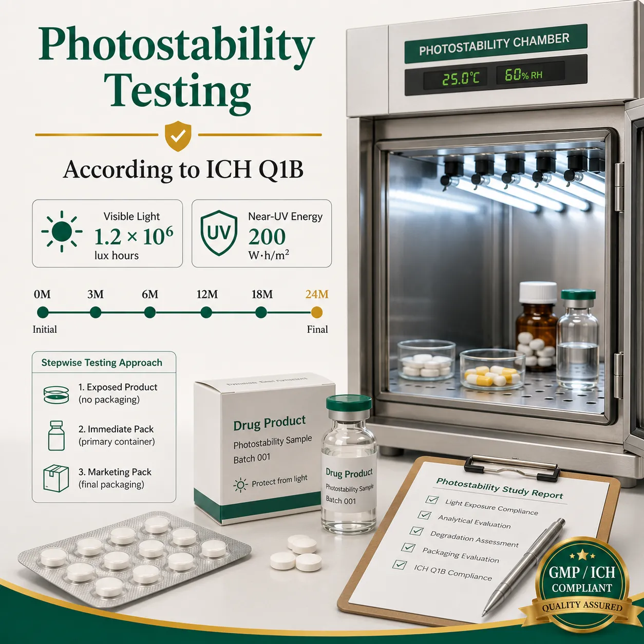 Photostability Testing of Drug Products According to ICH Q1B