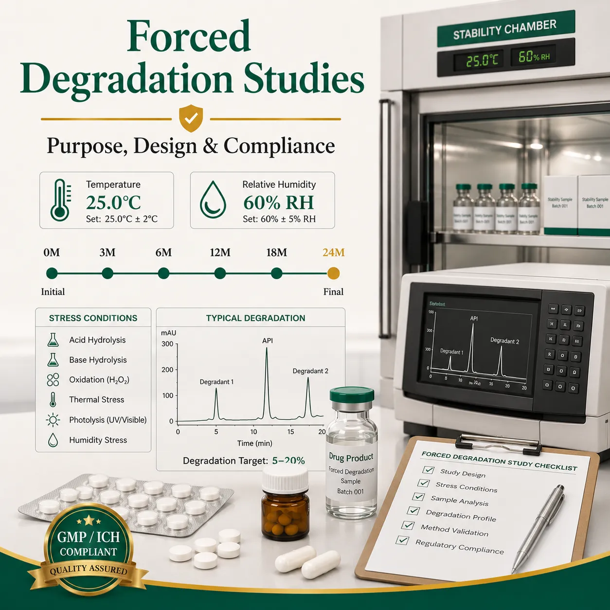 Forced Degradation Study: Purpose, Design & Compliance