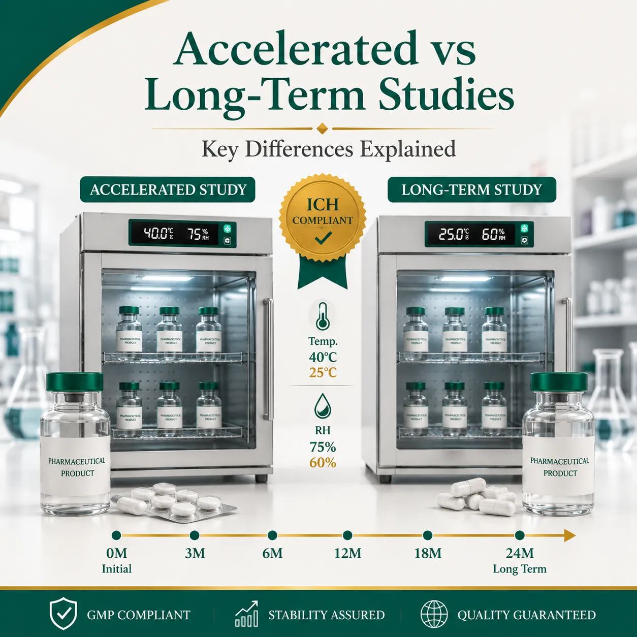 Accelerated vs Long-Term Stability Studies: Key Differences Explained