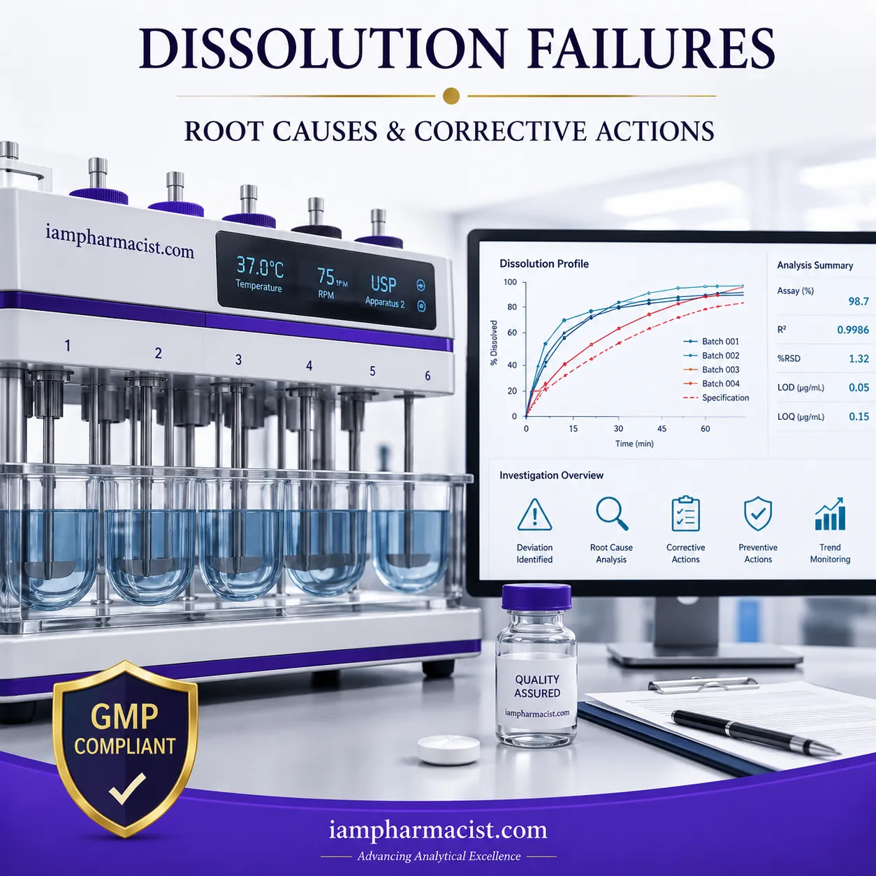 Dissolution Testing Failures: Root Causes and Corrective Actions